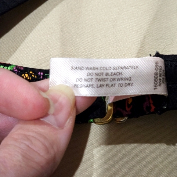 Victoria’s Secret ✦ Embroidered Floral Bikini Set ✦ Triangle Halter Top + Beaded - Picture 13 of 16